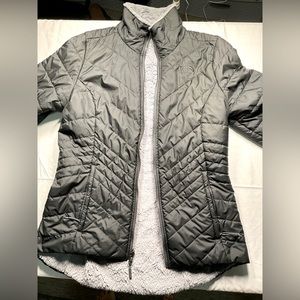 The North Face reversible puffer/fur jacket
